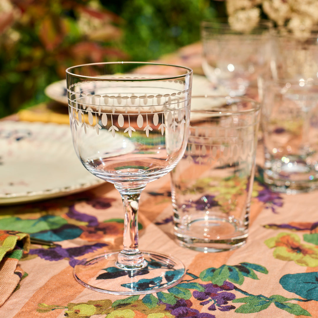 Calici da vino Daphne con design ovale