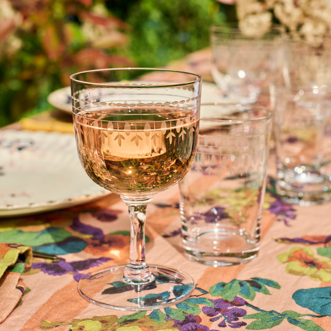 Calici da vino Daphne con design ovale