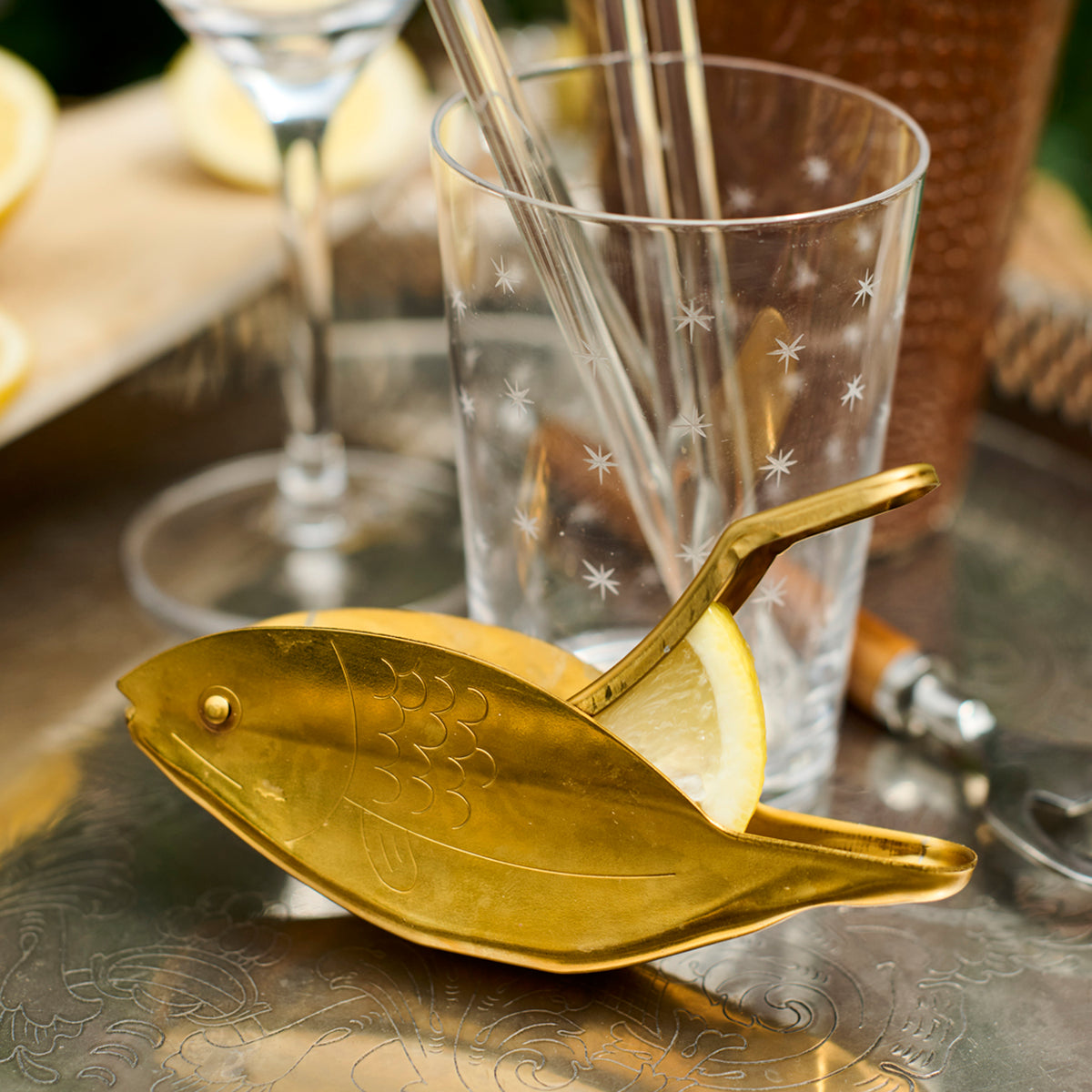 A Lemon Squeezer with Fish Design
