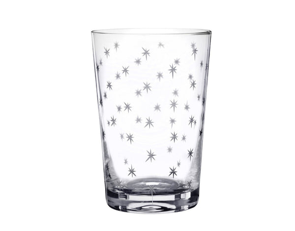 Crystal Tumblers with Stars Design