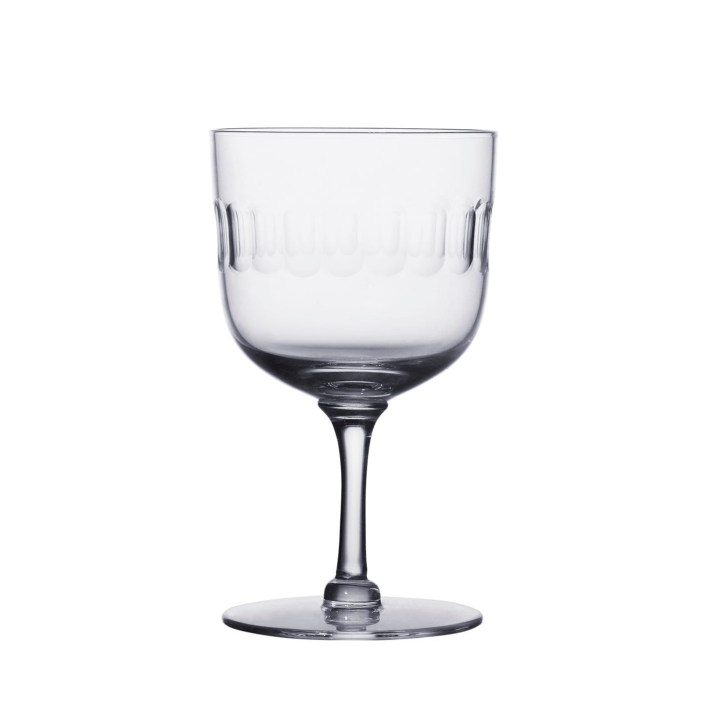 Bicchieri da vino Daphne con design a lente