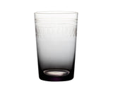 smoky crystal tumblers with ovals design