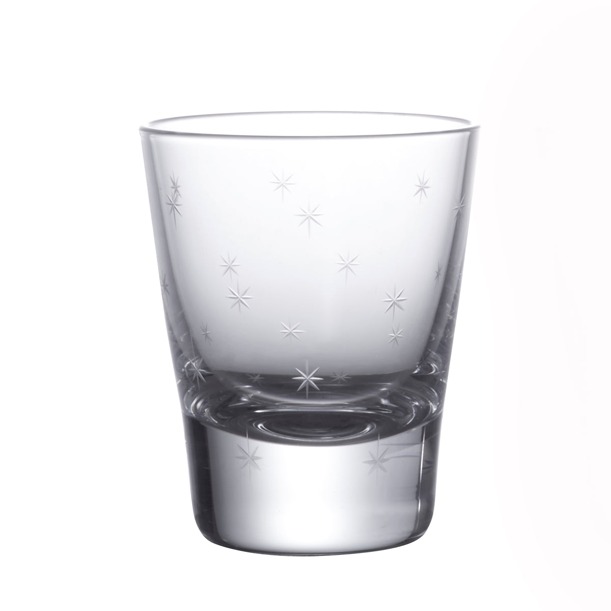 Six Shot Glasses with Stars Design