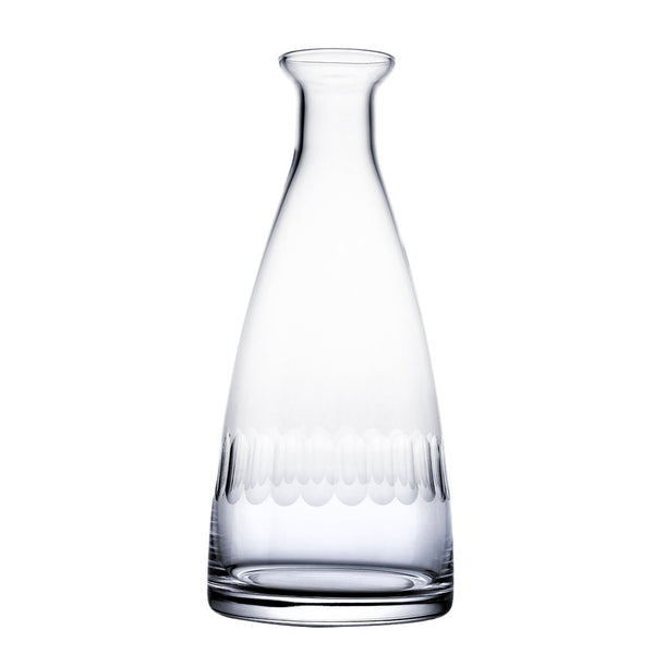 A Crystal Table Carafe with Lens Design