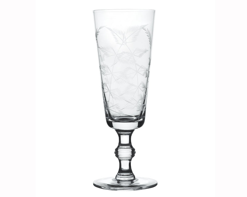 A Single Crystal Champagne Flute All Designs