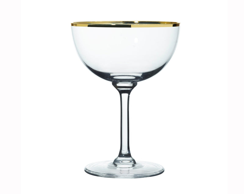 Crystal Champagne Saucers with Ovals Design – The Vintage List