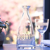 A Crystal Table Carafe with Lens Design