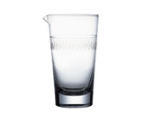 A Mixing Glass with Ovals Design