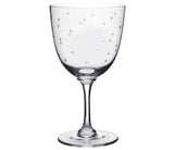 Crystal Wine Glasses with Stars Design